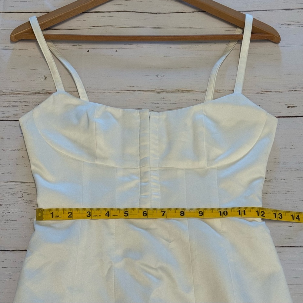 Lovers & Friends Troy Mini White Satin Dress XS - Picture 10 of 11